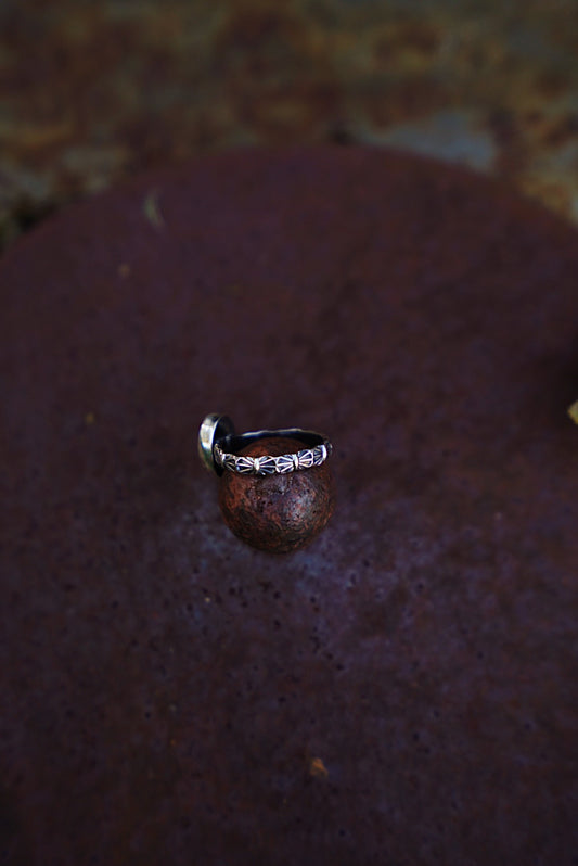 Palomino Variscite Stacker Ring - Size 11 1/2