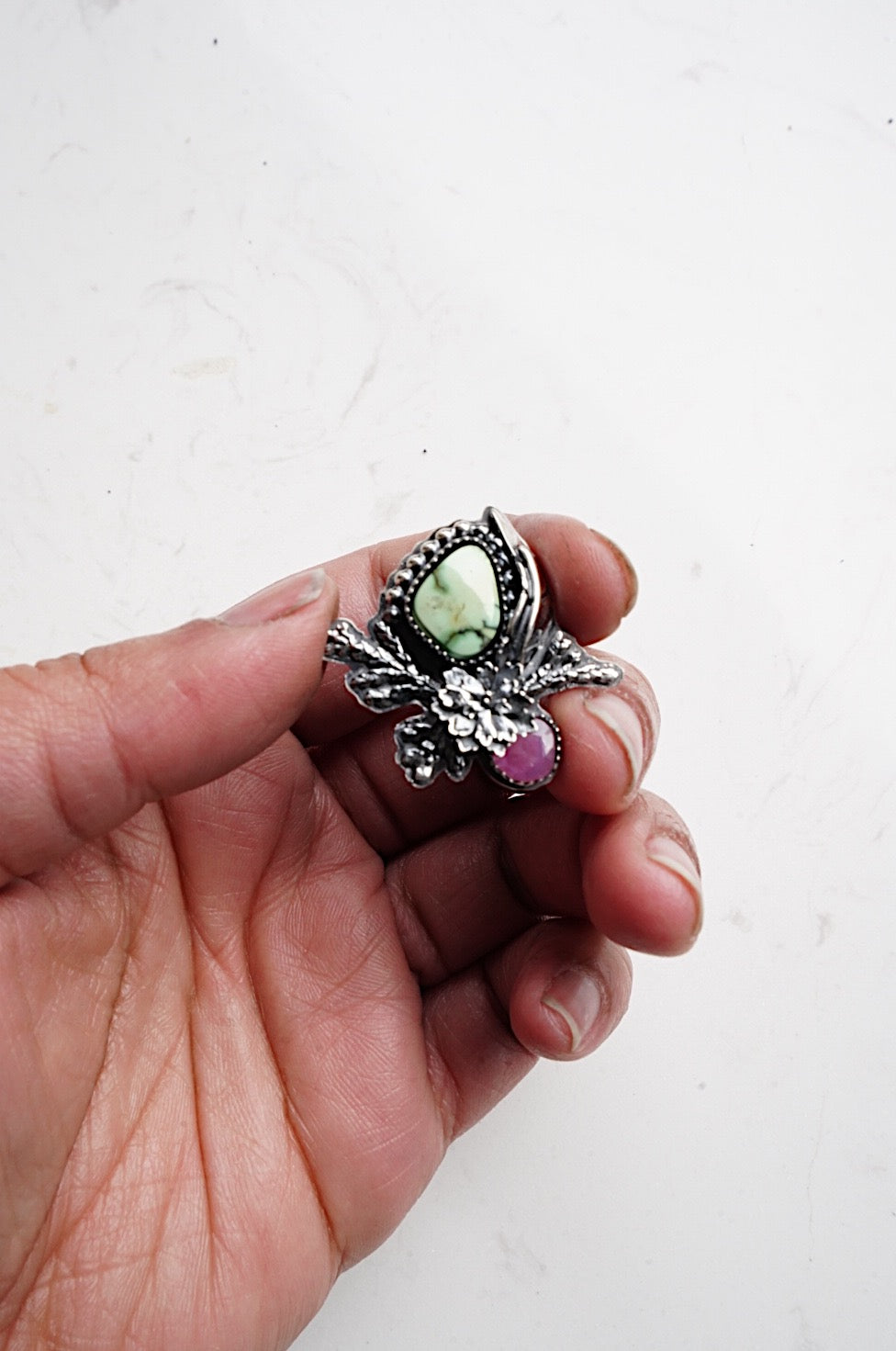 Bespoke Floral Ring - Size 8