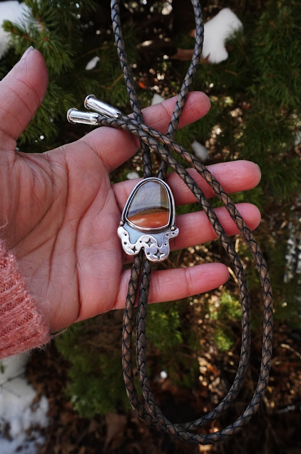 Snakes in the Night Bolo Tie