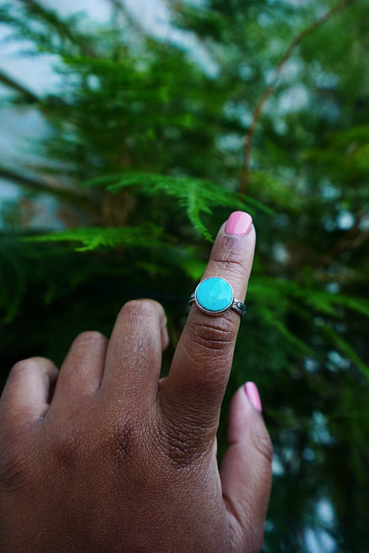 Royston Turquoise Stacker Ring - Size 6.5