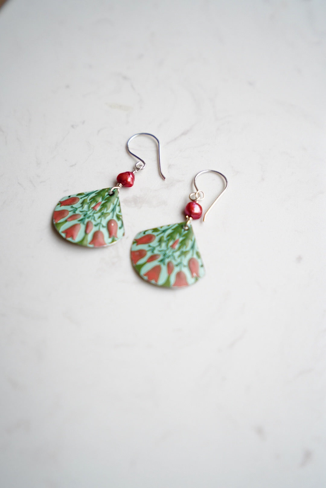 Upcycled Tin Earrings #3