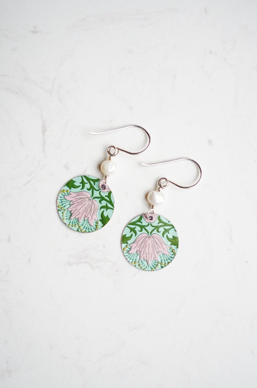 Upcycled Tin Earrings #4