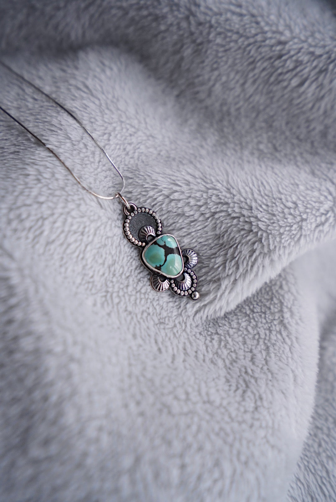 Snowbound - Hubei Turquoise Necklace