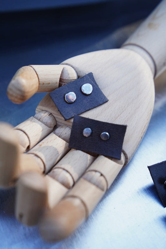 Recycled Silver Studs - Small