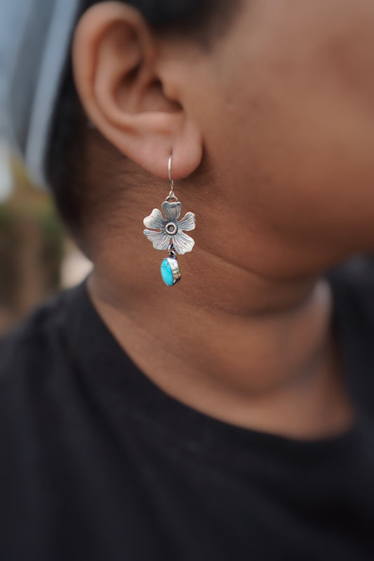 No.1 Moss Rose Earrings