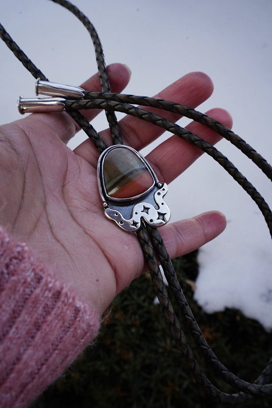 Snakes in the Night Bolo Tie