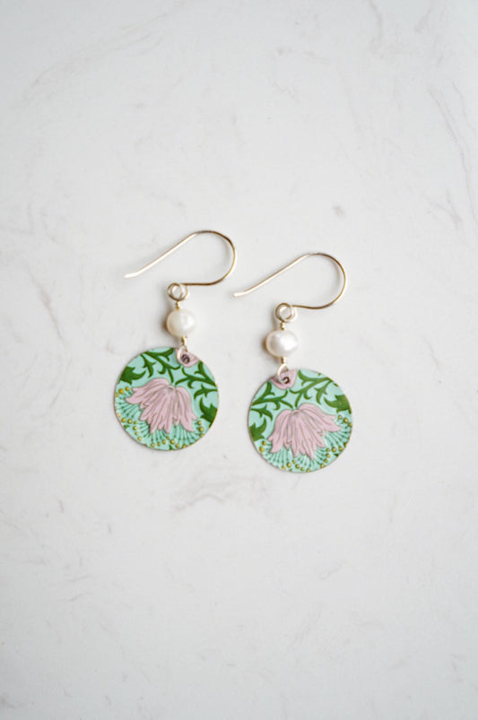 Upcycled Tin Earrings #4