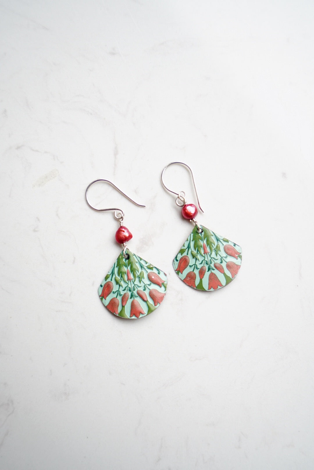 Upcycled Tin Earrings #3