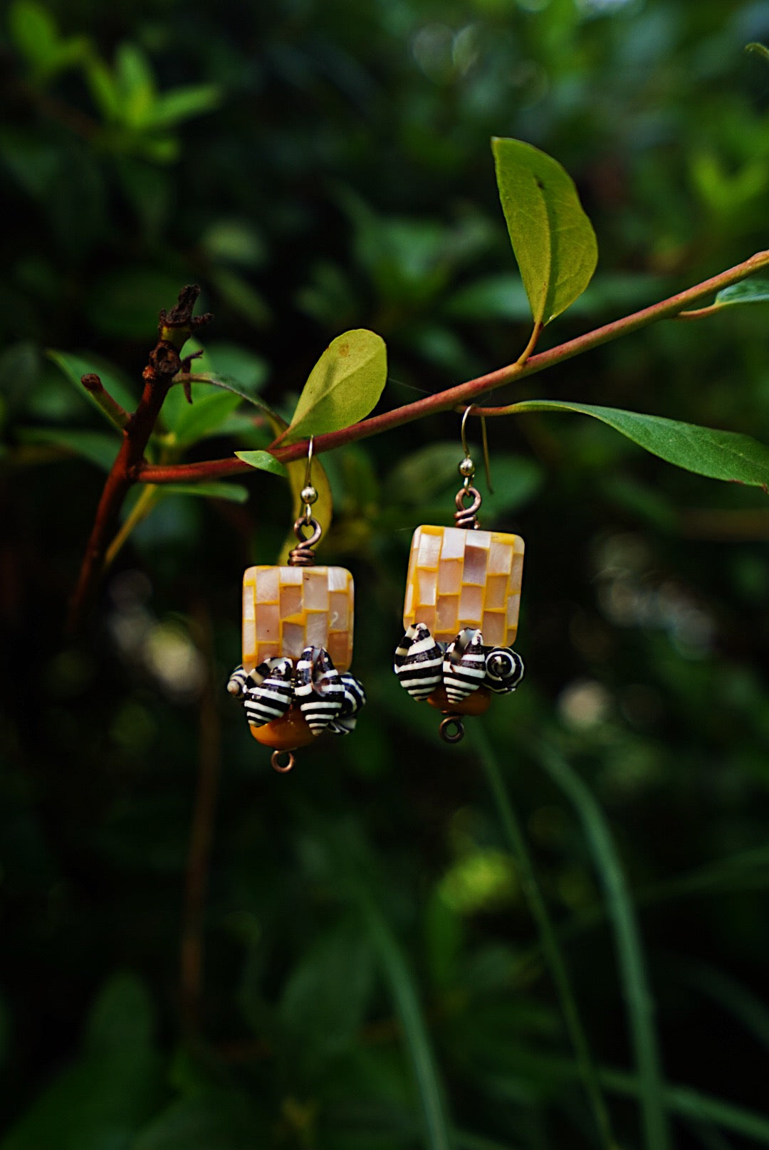 Shell Garden Earrings
