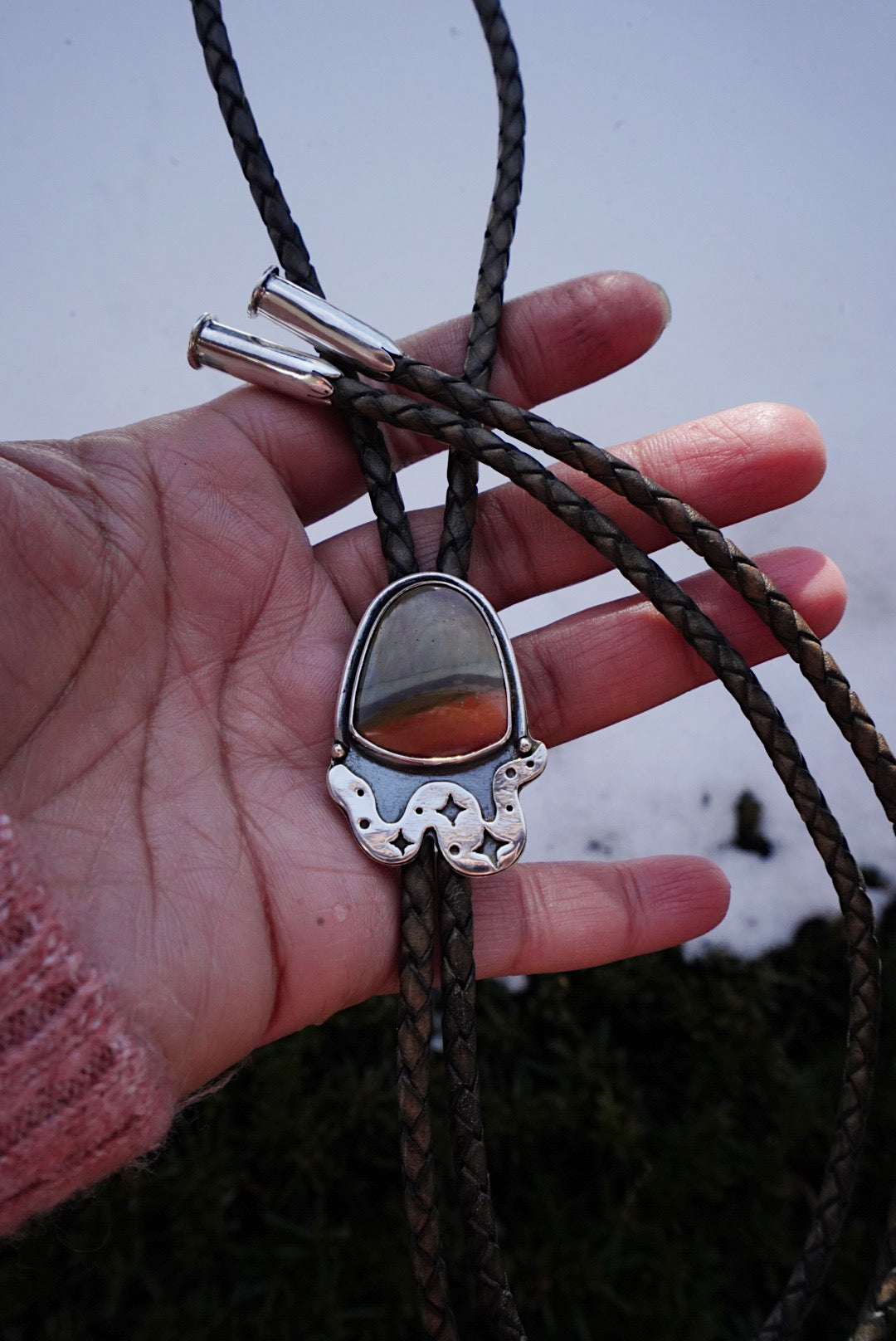 Snakes in the Night Bolo Tie