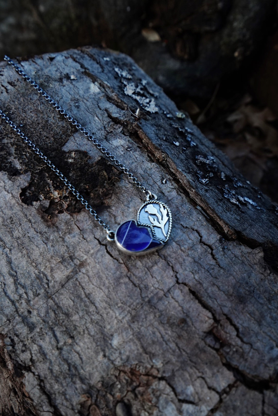 Break & Bloom Sterling Silver Necklace