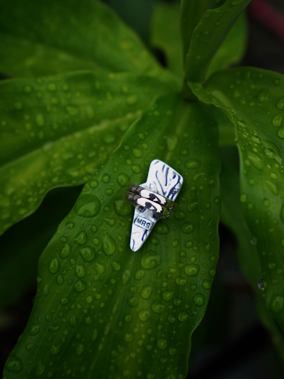 Lilac Flash Bolt Ring - Size 8 3/4