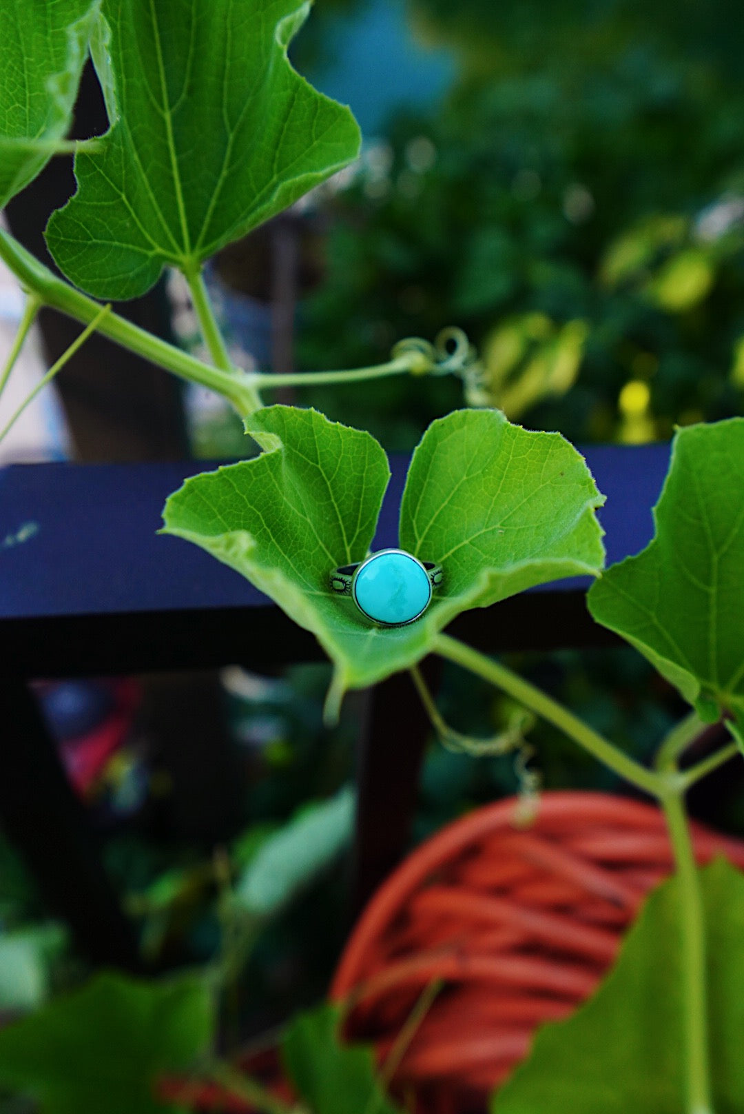 Royston Turquoise Stacker Ring - Size 6.5