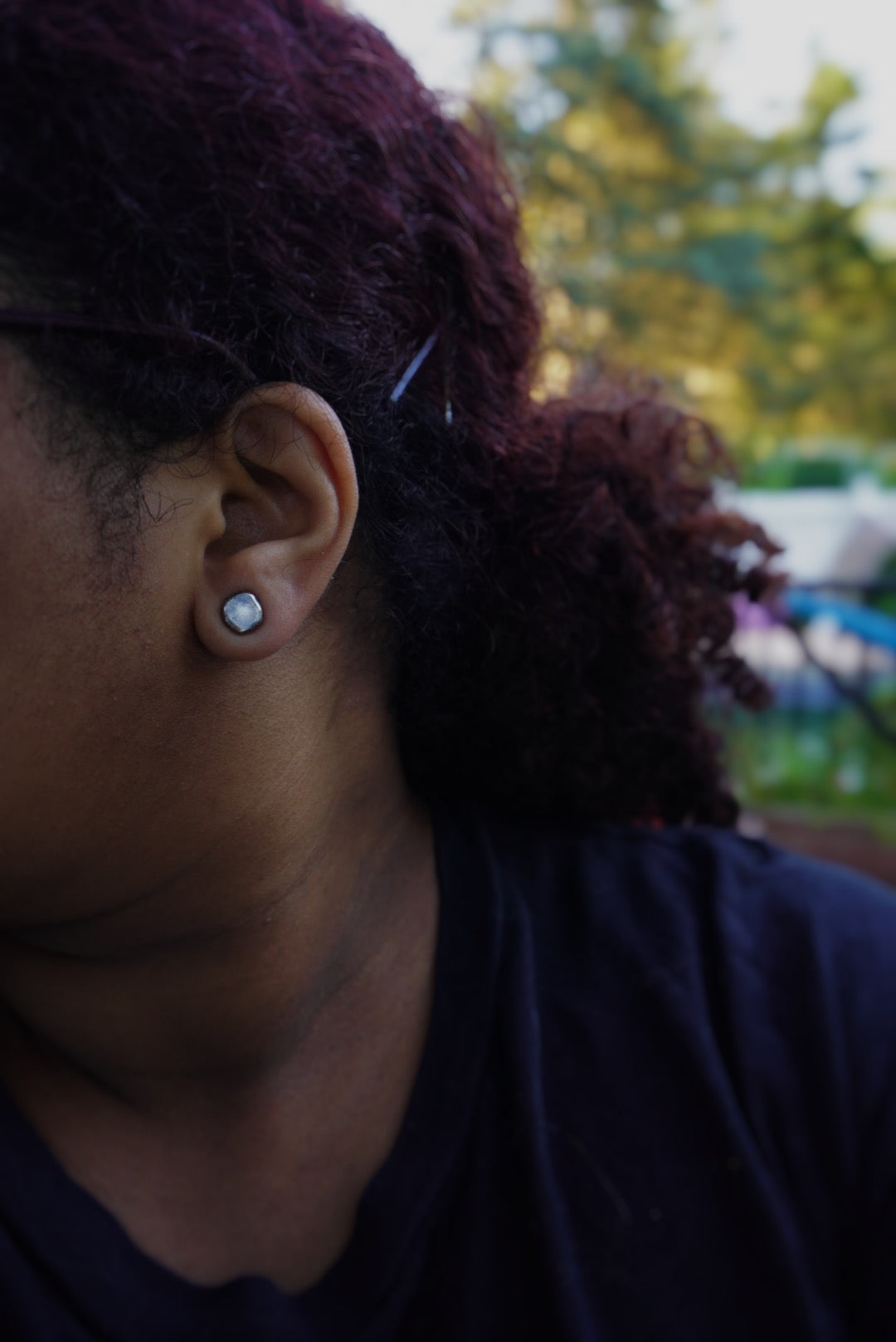 Recycled Silver Studs - Large