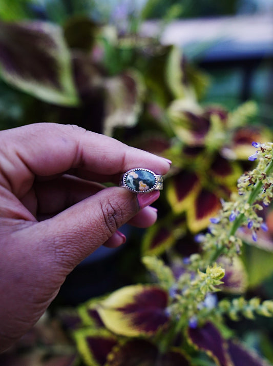 Ocean Jasper Ring - Size 5.5-6