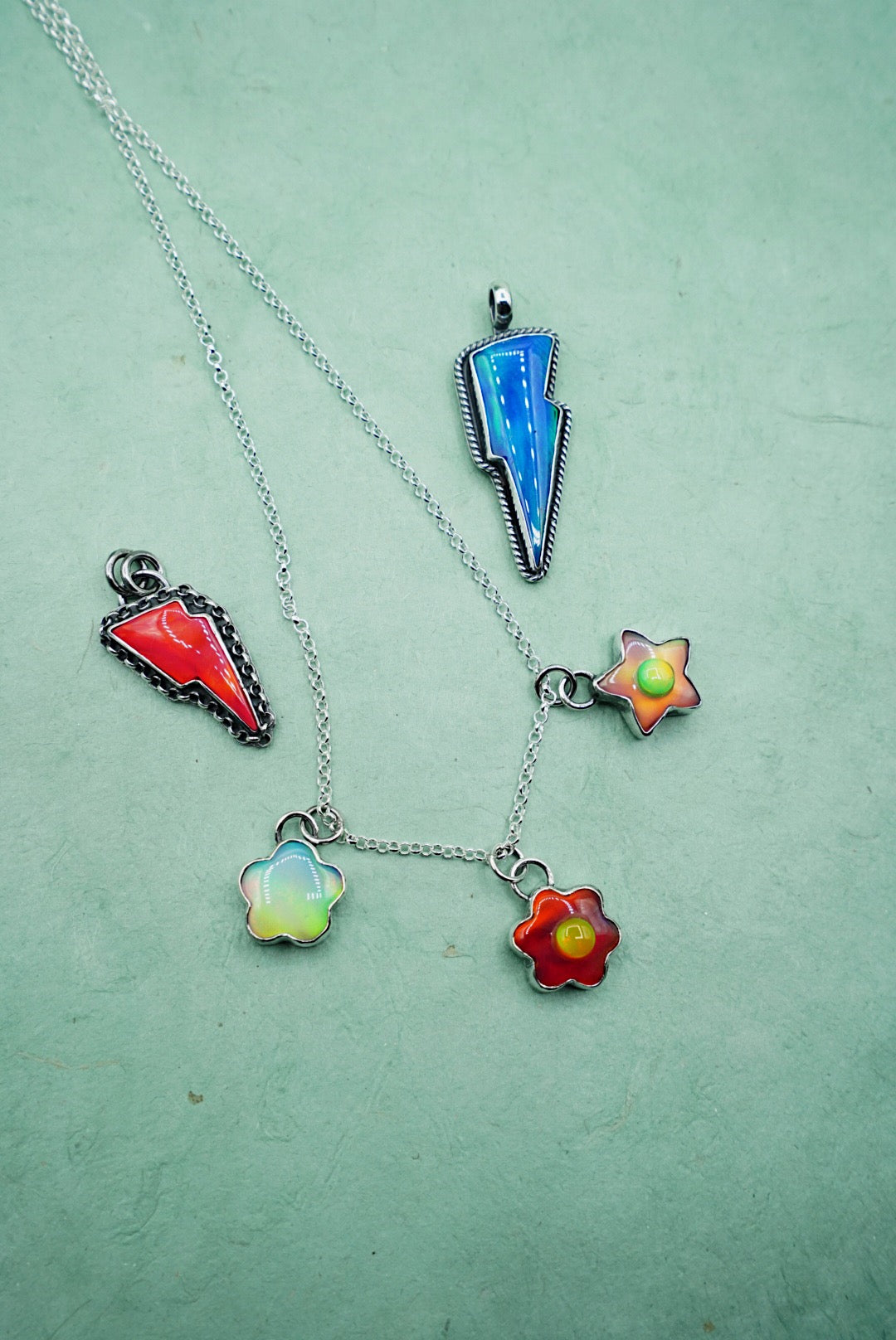 Berry Blast Bolt Necklace