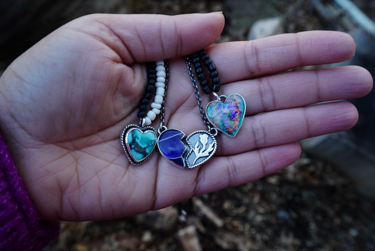 Break & Bloom Sterling Silver Necklace