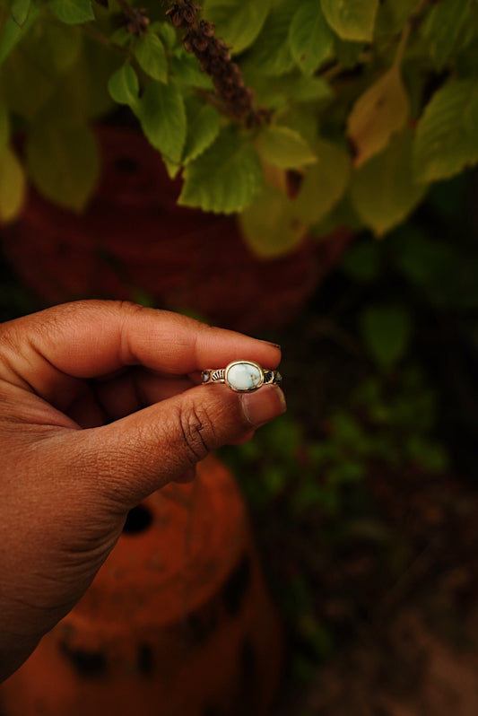Dry Creek Turquoise Stacker Ring - Size 10