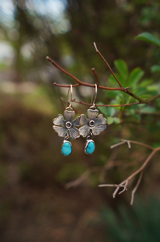 No.1 Moss Rose Earrings