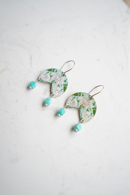 Upcycled Tin Earrings #2