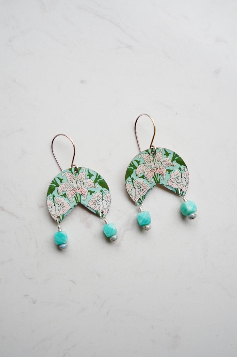 Upcycled Tin Earrings #2