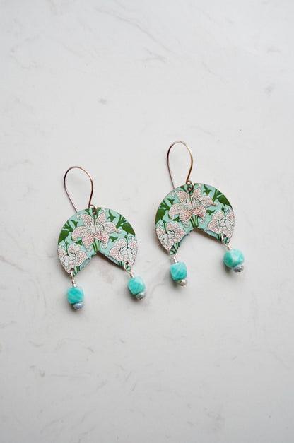 Upcycled Tin Earrings #2