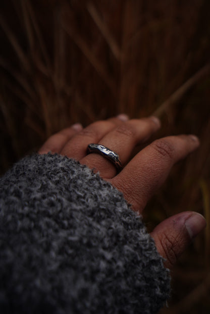 Sandcasted Ring - Size 8