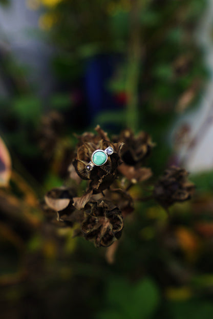 Emerald Valley Turquoise Stacker Ring - Size 5 3/4