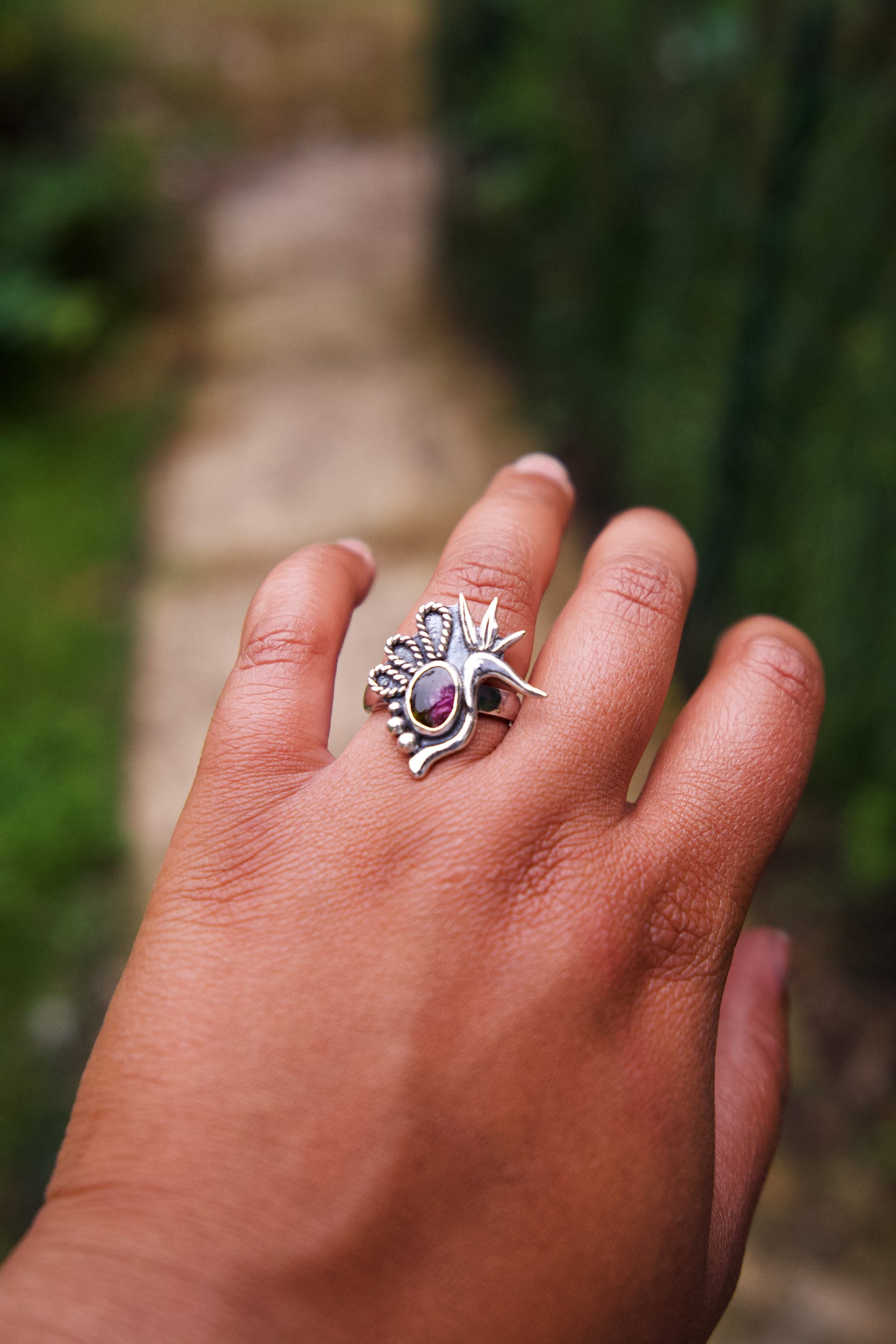 Bird of Paradise Ring - Size 7.5