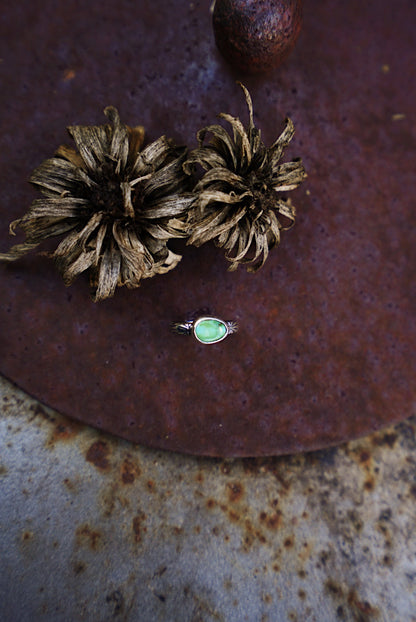 Sonoran Mountain Turquoise Stacker Ring - Size 6