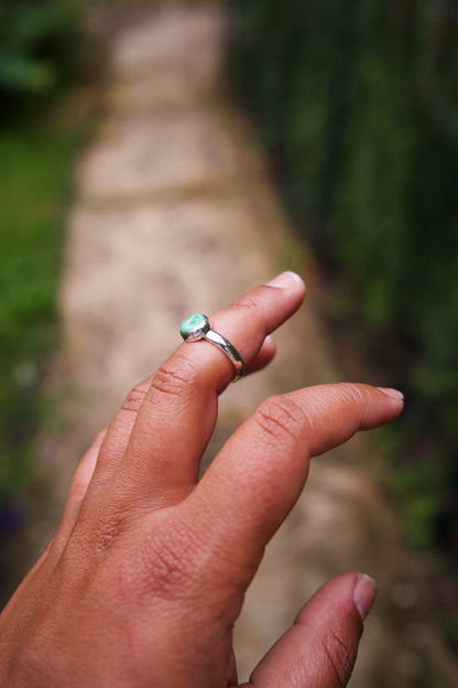 Simple Turquoise Stacker - Size 6.25
