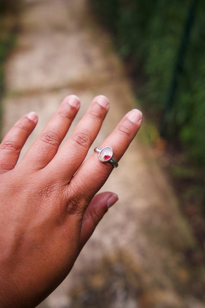 Tourmaline Stacker Ring - Size 8