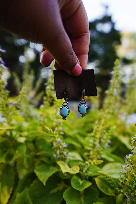 Lone Mountain Turquoise Dangles