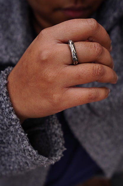 Sandcasted Ring - Size 8