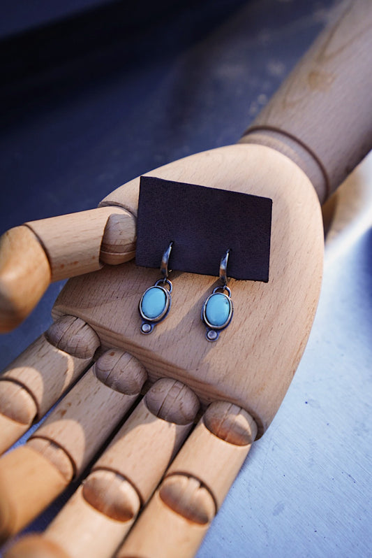 Lone Mountain Turquoise Dangles