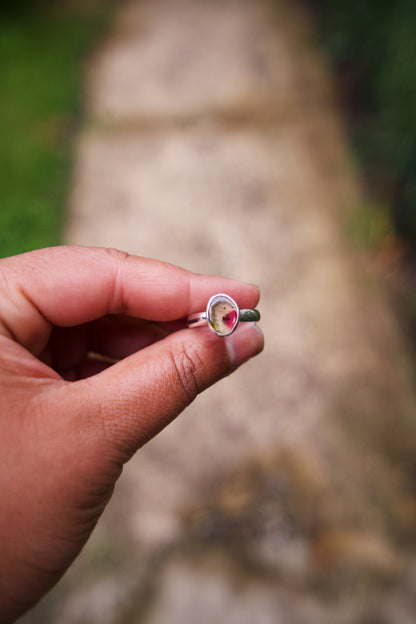 Tourmaline Stacker Ring - Size 8