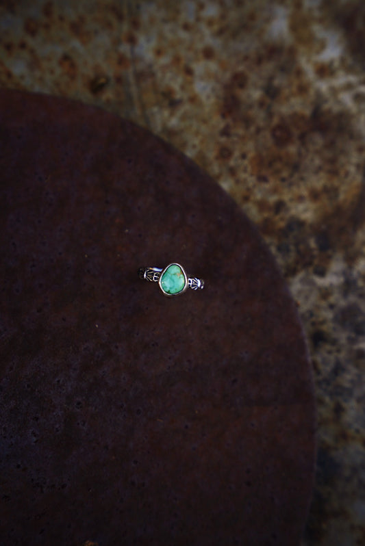 Emerald Valley Turquoise Stacker Ring - Size 9 1/4