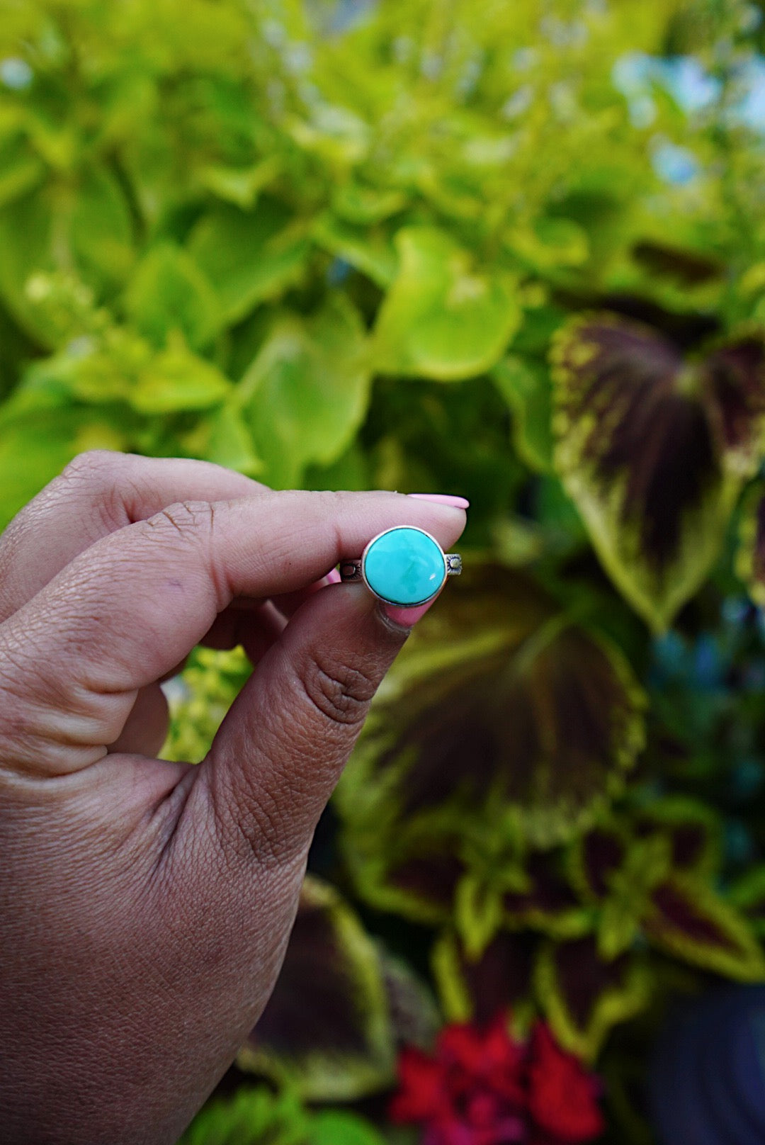 Royston Turquoise Stacker Ring - Size 6.5