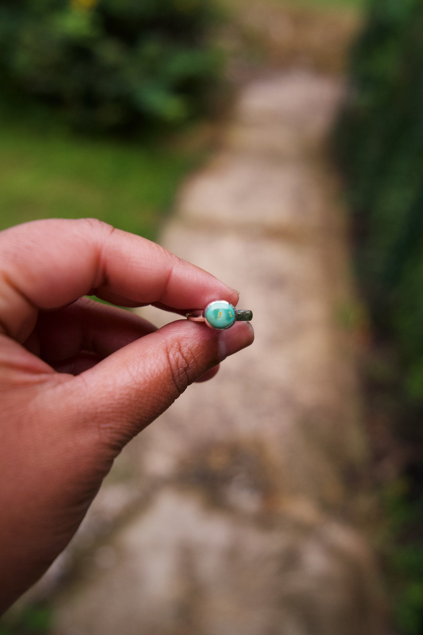 Simple Turquoise Stacker - Size 6.25