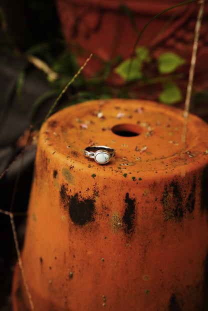 Dry Creek Turquoise Stacker Ring - Size 10