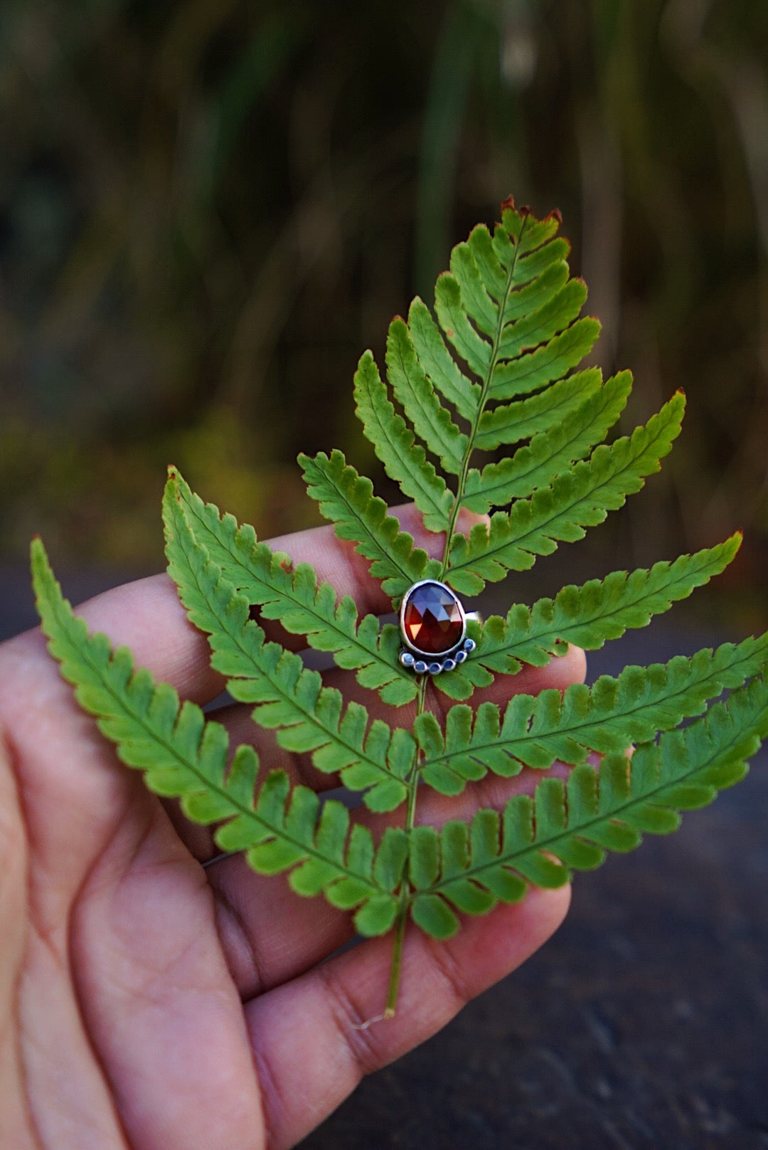 Garnet Stacker Rings - Sizes 8 & 9