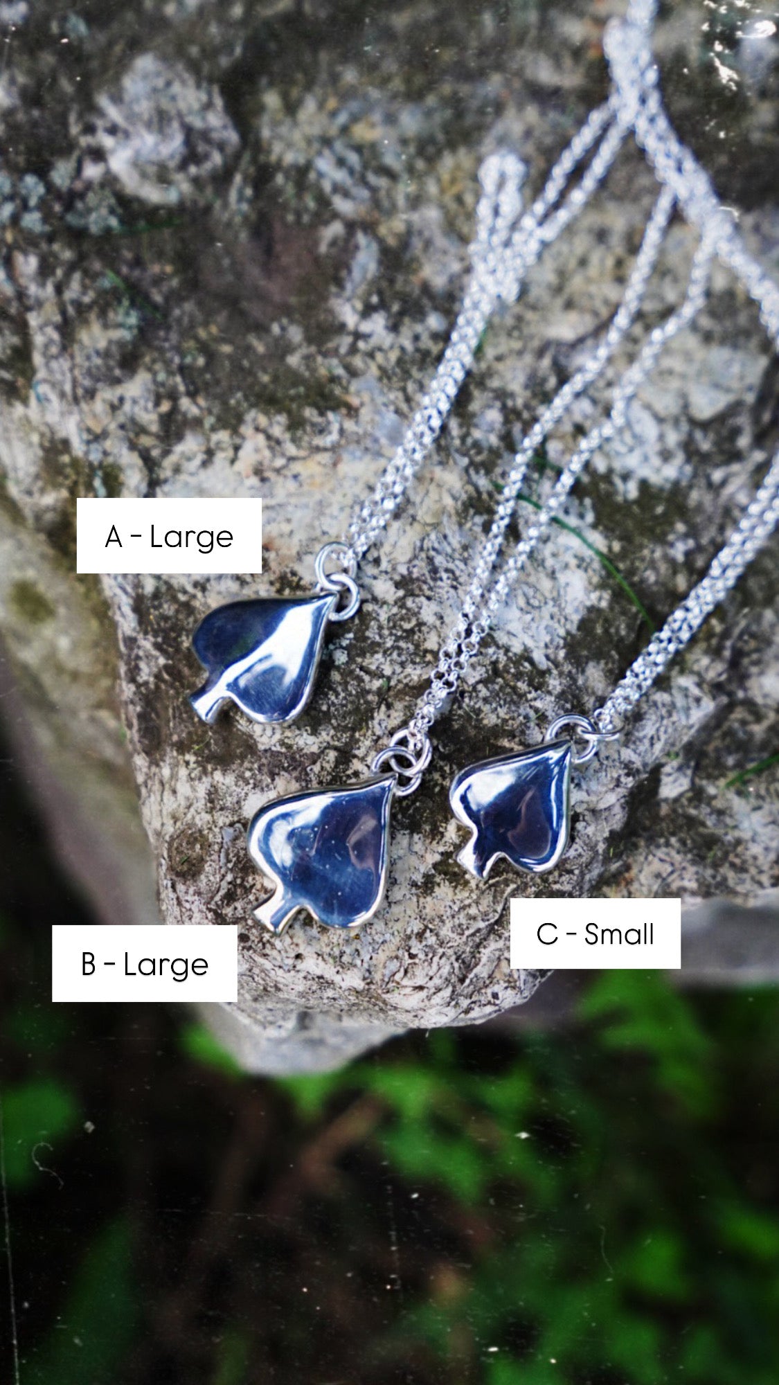 Spade Necklace