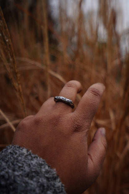 Sandcasted Ring - Size 8