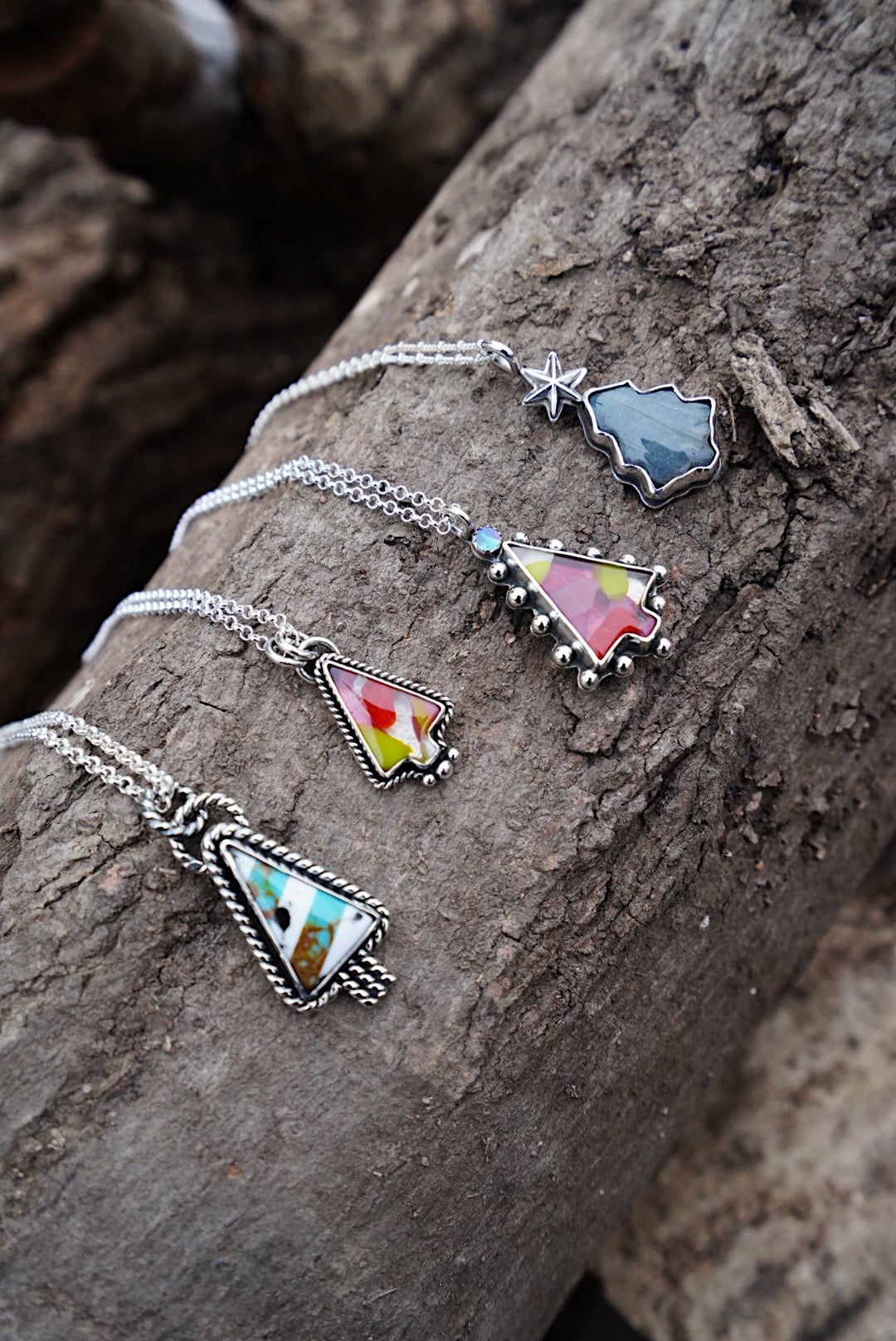 Christmas Tree Necklaces - 3 Options