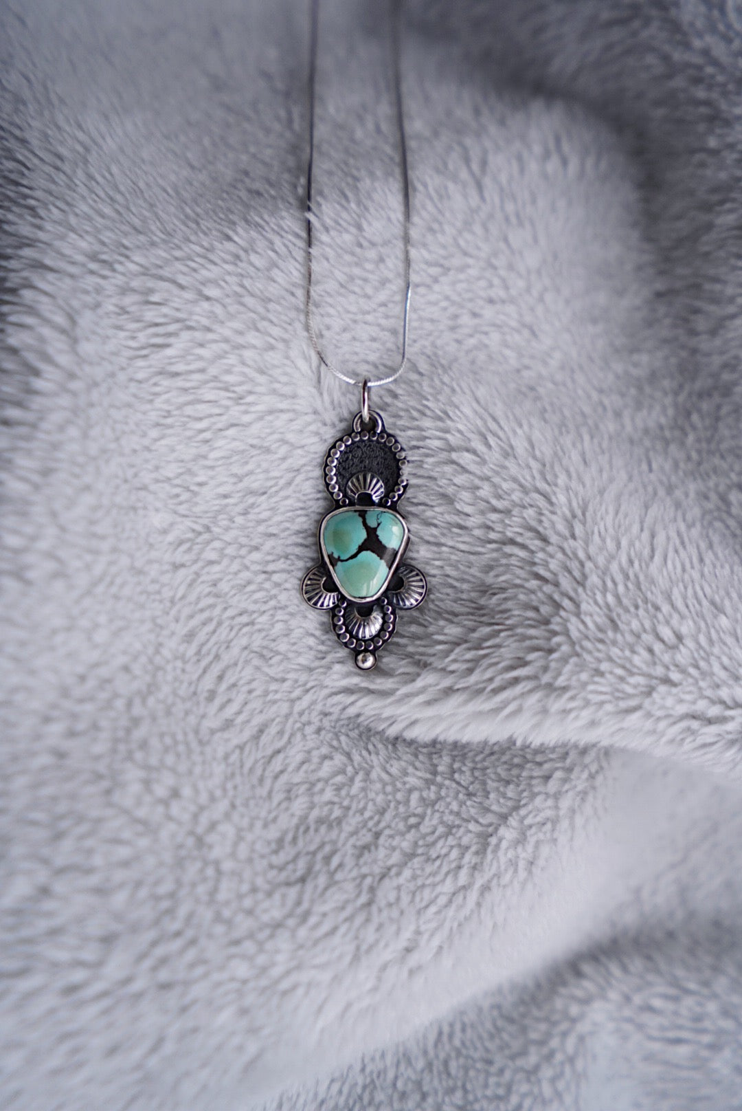Snowbound - Hubei Turquoise Necklace
