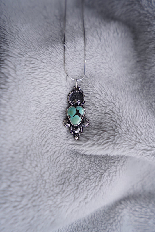 Snowbound - Hubei Turquoise Necklace