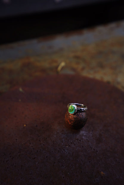Sonoran Mountain Turquoise Stacker Ring - Size 7 1/2
