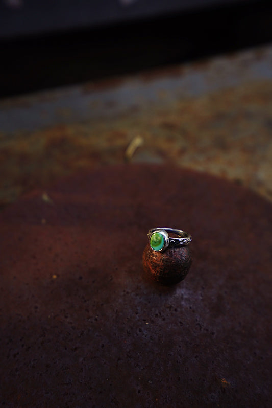 Sonoran Mountain Turquoise Stacker Ring - Size 7 1/2