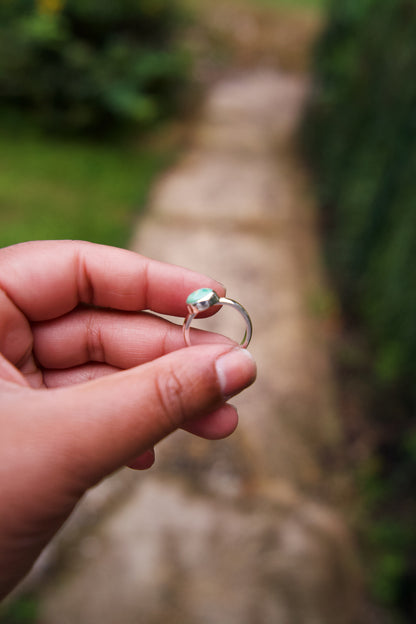Simple Turquoise Stacker - Size 6.25