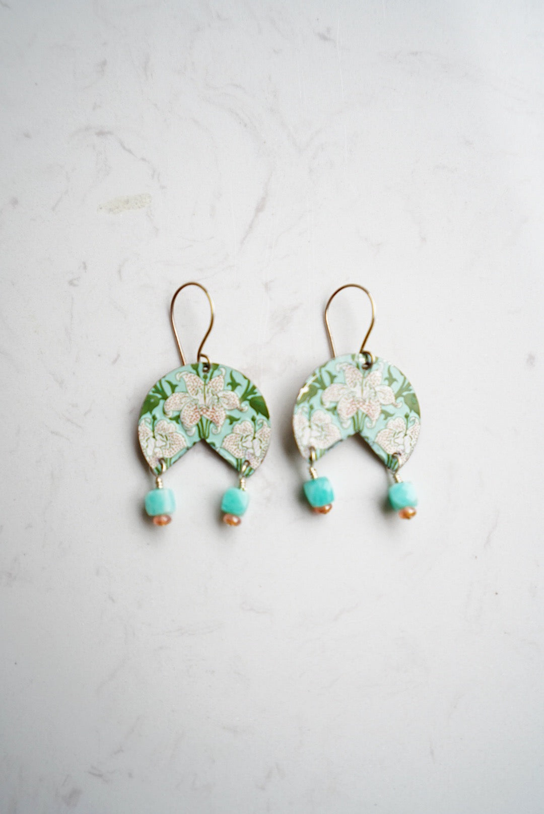 Upcycled Tin Earrings #1